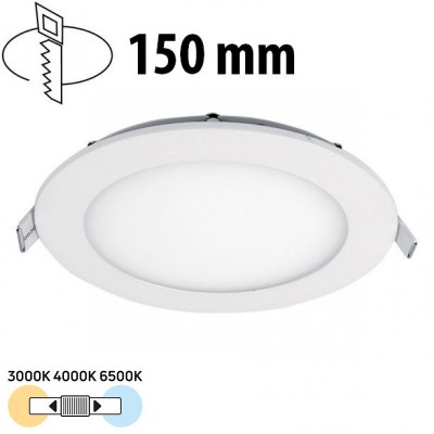 Φωτιστικό LED Στρογγυλό Χωνευτό 12W 230V 1200lm CCT 99LED1005RCCT